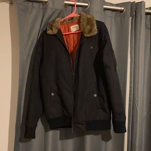 Navy Altamont Bomber Jacket (Large)
